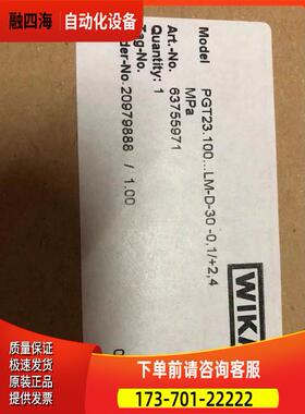 WIKA电信号输出压力表PGT23.100 W124089 942494