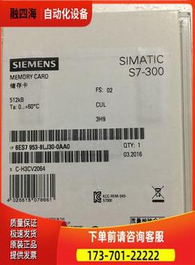 6ES7953-8LG30-0AA0 S7-300 MMC128KB 6ES79538LG300AAO【议价】