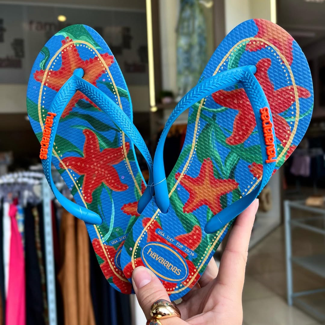 havaianas热带风情平底人字拖