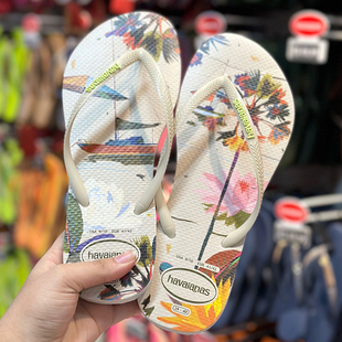 哈瓦那havaianas 度假平底沙滩凉拖女 summer夏日主题人字拖夏季