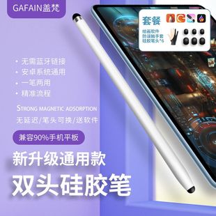 觸控筆雙細(xì)頭電容筆適用蘋果ipad平板vivo華為安卓繪畫手機(jī)手寫筆
