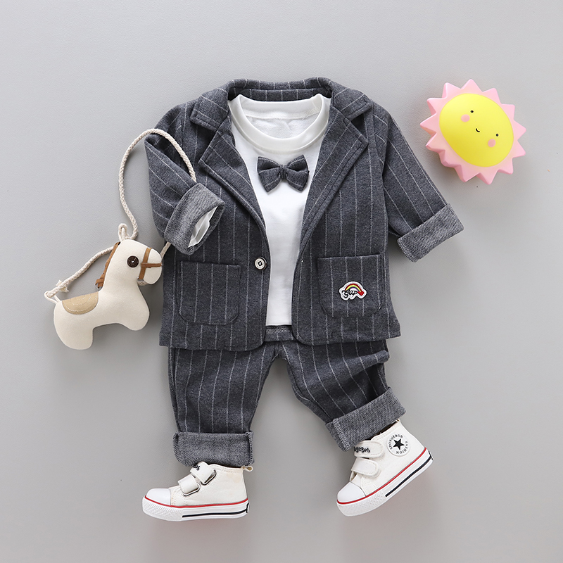 男童嬰兒童裝寶寶秋裝套裝2018新款0一1-3-4歲韓版季潮衣服三件套