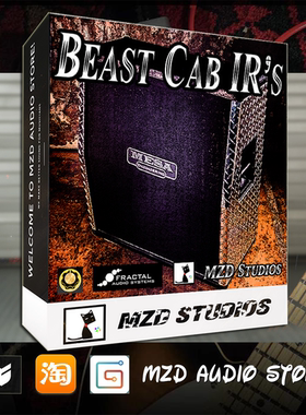 国产野兽IR箱体模拟BiasFX预设AxeFX/AX8 重型吉他IR MZD Studios