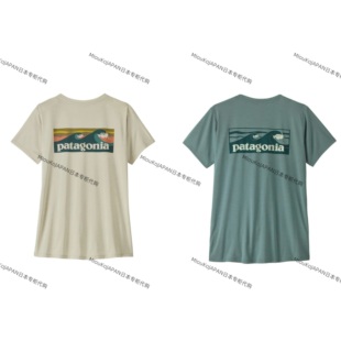 MIouKoJAPAN日本代购 T恤女45489 patagonia巴塔C1速干透气运动短袖