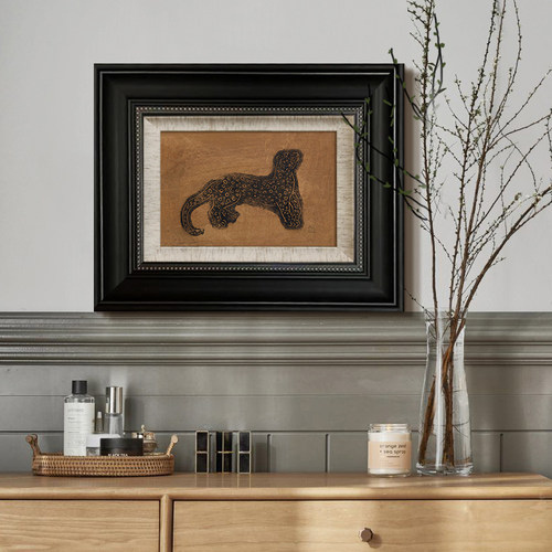 餐厅卧室法式现代绢布装饰画