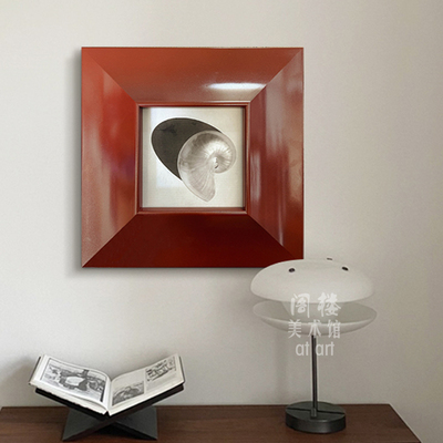 玄关餐厅中古现代烤漆实木装饰画