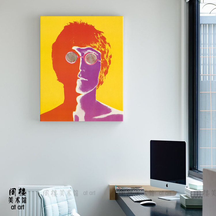 装饰画摄影艺术风披头士