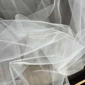 清透薄韩国高清纱素纱裸纱头纱硬纱新娘旅拍跟妆拍照造型搭配