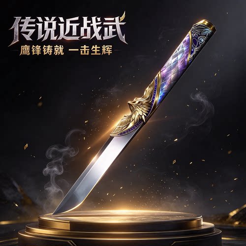 三角洲行动周边刀皮重塑暗星北极星坠星者套装未开刃合金模型玩具