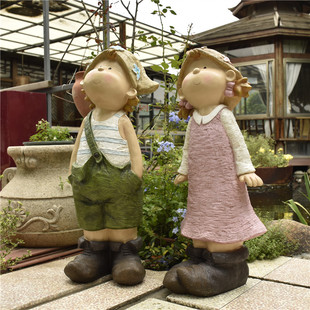 花园庭院布置 民宿酒店 装饰阳台露台摆件创意大号落地装饰景观