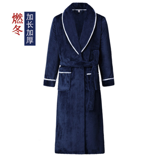 男士法兰绒大码睡袍上新品