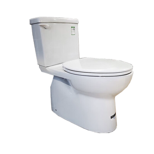 分体虹吸式节水缓降盖板坐便器