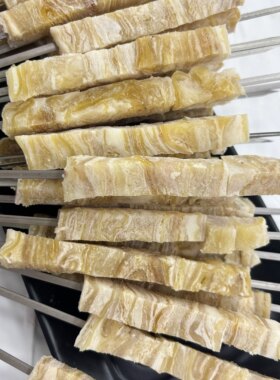 千层筋牛腩筋牛筋皮串20串烧烤油炸夜市小吃半成品牛腩筋批发商用