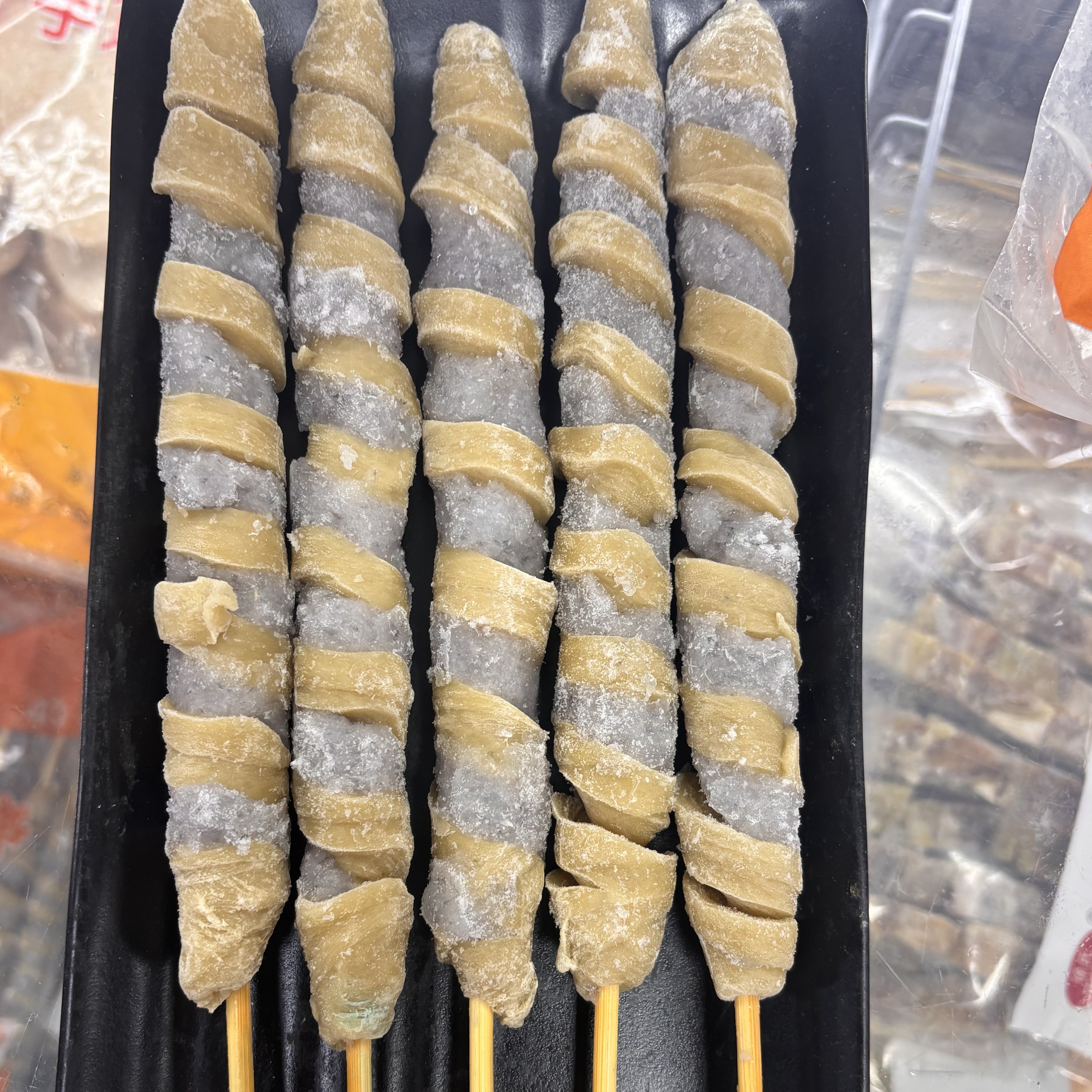 面筋虾滑串手工面筋虾滑40克面筋40克虾滑烧烤油炸半成品商用批发