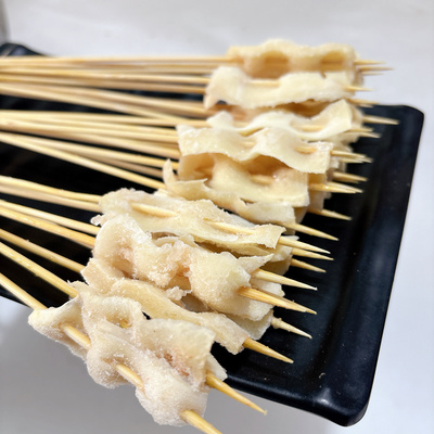 牛黄喉串牛心管手把串烧烤食材油炸烧烤铁板涮涮锅商用牛心管小串