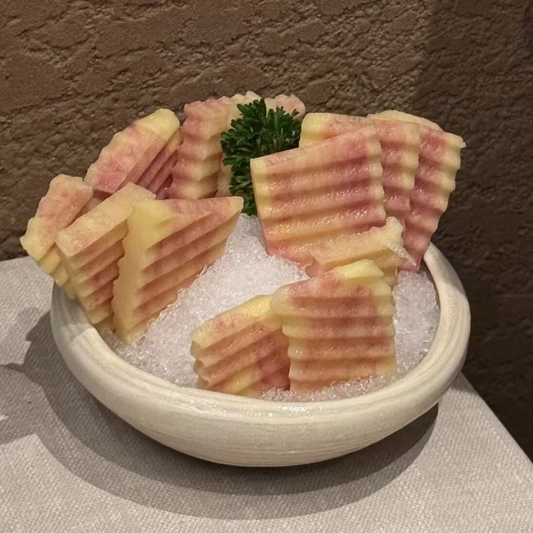 复古粗陶异形陶瓷餐具特色装山野风火锅店七彩土豆片碗洋芋菜盘子