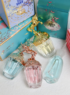 Anna Sui安娜苏香水套装Q版小样礼盒许愿精灵筑梦人鱼天马粉翼5ml