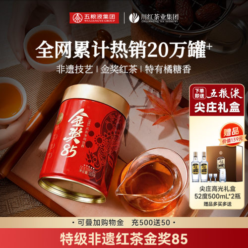 川红特级工夫红茶125g