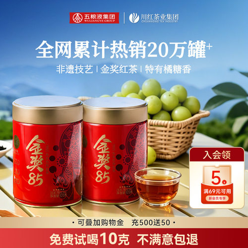 川红茶业特级金奖85红茶