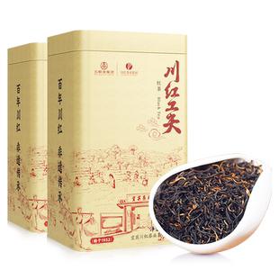 川红官方非遗工夫红茶金奖85橘糖香型浓香红茶口粮茶叶自己喝125g