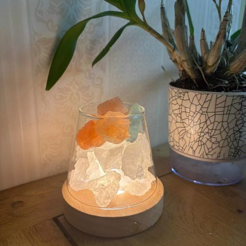 居家水晶玻璃收纳瓶晶石收纳盒