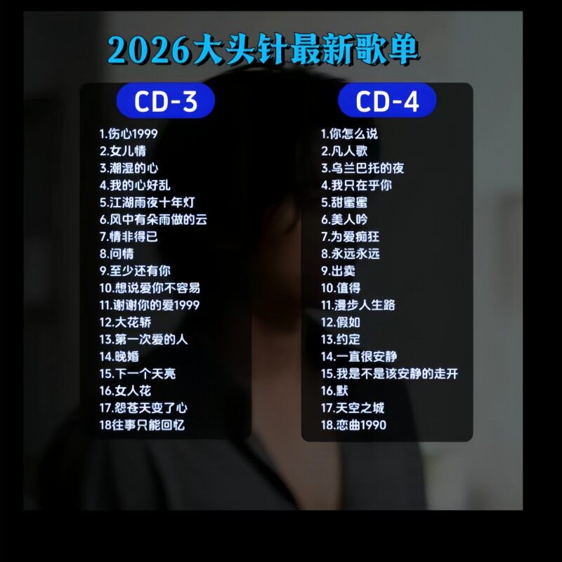 大头针经典108首无损车载CD机图片