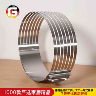 加厚12寸可调节分层伸缩切片圆形慕斯圈 蛋糕模具分片器烤盘