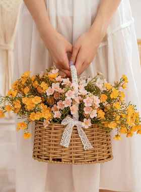 INS仿真花美空满天星束厂家假花绿植物婚庆装饰品跨境MW83114