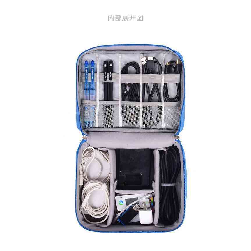 新款数码包收纳包多功能数据线收纳包移动电源耳机收纳盒一件代发