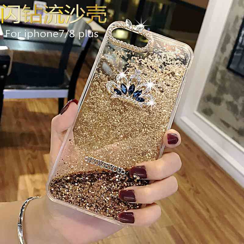 13适用手工流沙水钻神器7plus手机7p钻壳8P苹果X抖音iphone14pro