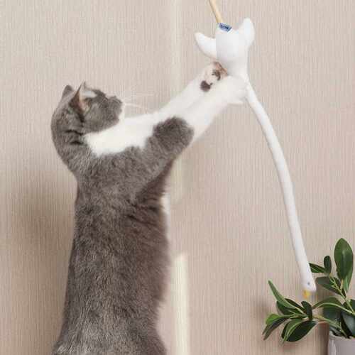 PurLab噗扑实验室蹦迪鹅逗猫棒内置铃铛球猫薄荷逗猫神器宠物用品