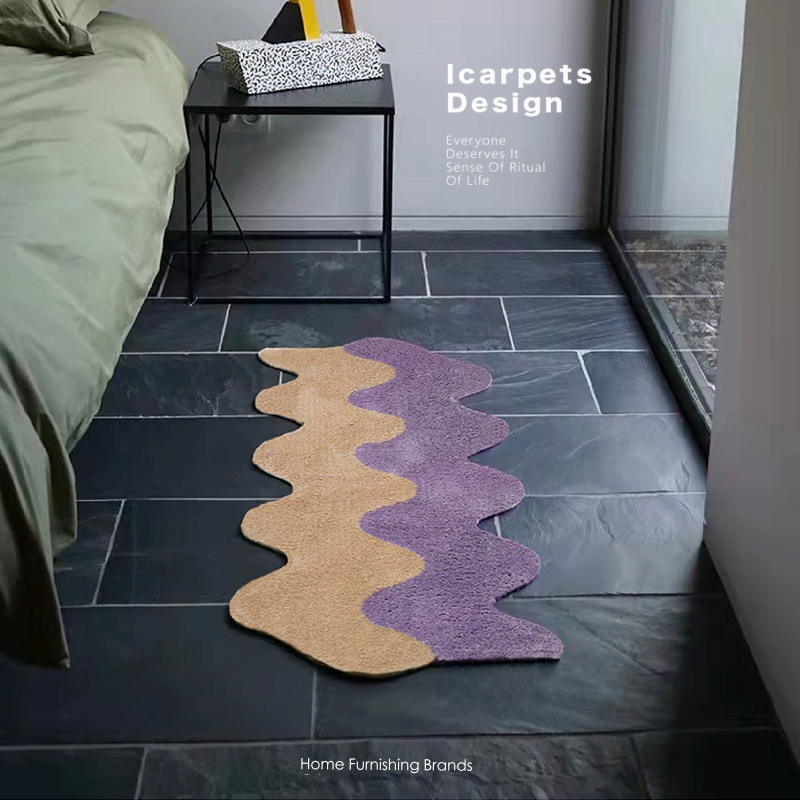 卧室可爱少女加厚柔软床边毯