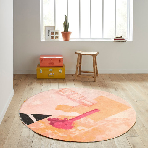 北欧简约莫兰迪色客厅家用地毯