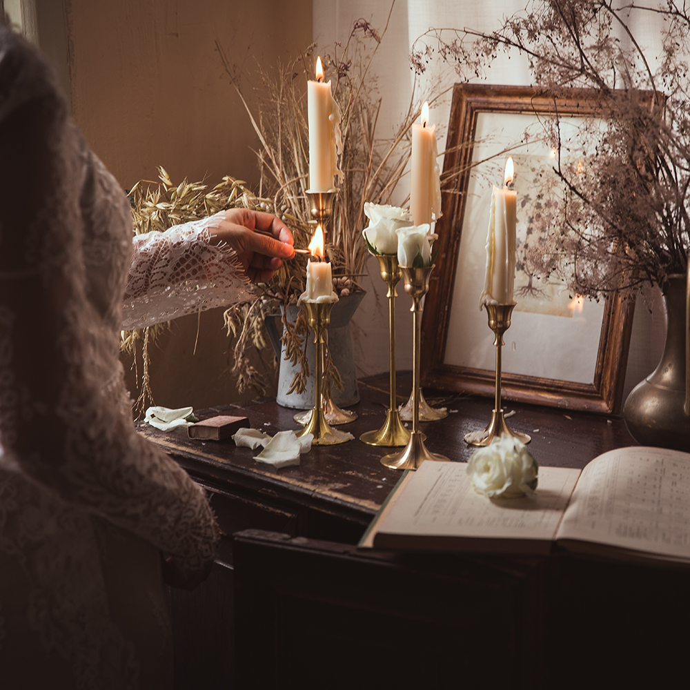 CHICROSE复古黄铜蜡烛烛台美式欧式烛光晚餐餐桌摆件装饰礼品浪漫|ruв категории Домашний быт, свеча/подсвечник, подсвечник - от Buy2taobao.com для оказания профессиональной услуги покупки агента Taobao