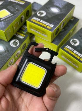 外单！迷你户外灯！钥匙扣灯多功能随身迷你充电手电筒led工作灯