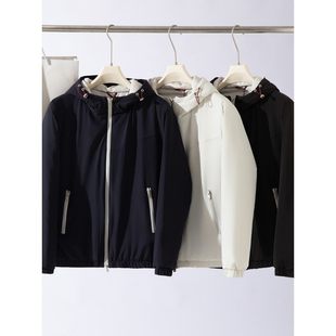 秋冬男士 绵羊毛填充 连帽轻暖防风连帽棉衣棉服 桑蚕丝 摩登奢品