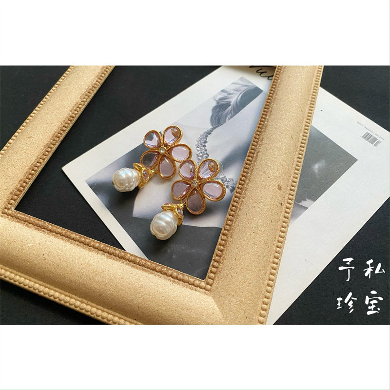 复古金属女夸张走秀耳钉耳夹包邮