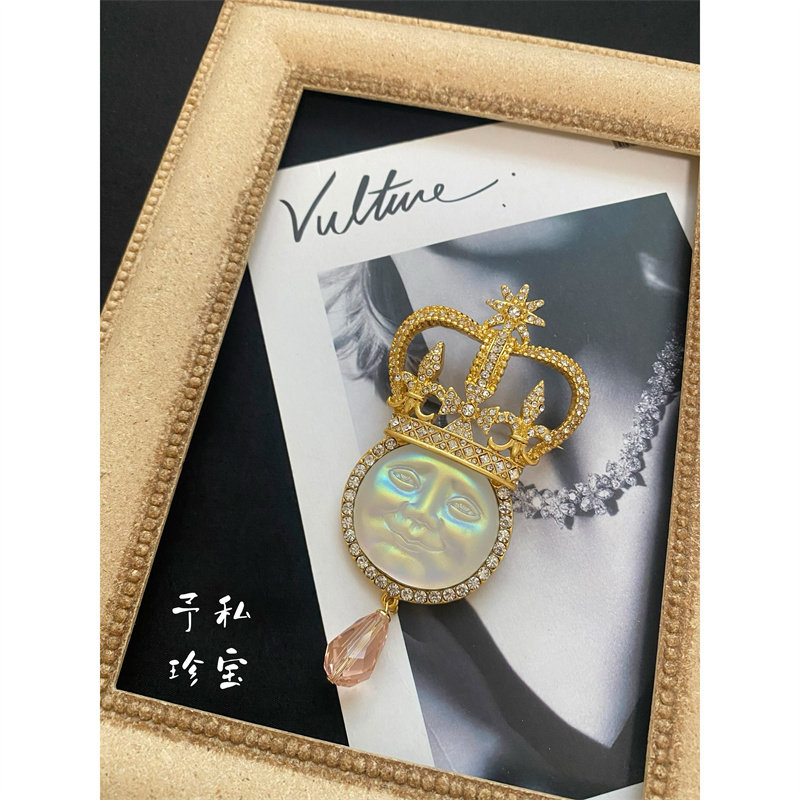 复古中古款女胸针包邮