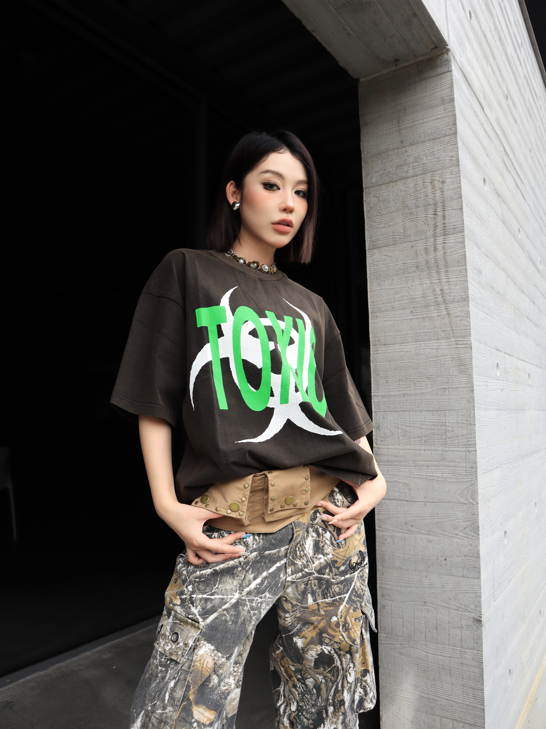 HumanVoices重磅水洗生化短袖