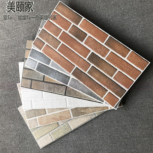 厨房卫生间瓷砖300X600仿古文化石客厅背景墙外墙砖阳台青砖红砖