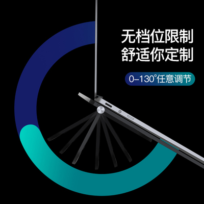 笔记本支架托悬空电脑散热托架桌面折叠立式床上平板支架竖立底座