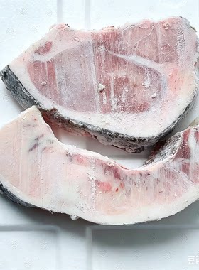 远洋捕捞深海鱼煎烤海鲜剑旗鱼下巴切片餐饮特色烤鱼