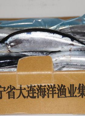 新到货1斤4条冷冻秋刀鱼烧烤海鲜