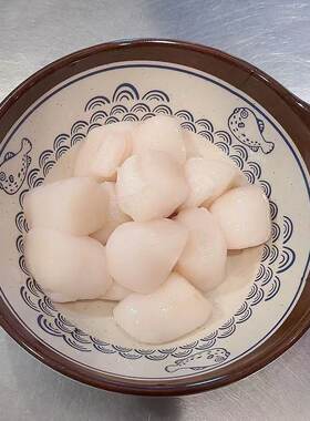 大连栉孔扇贝柱肉质鲜嫩软糯可生食可包饺子发货当天鲜活加工
