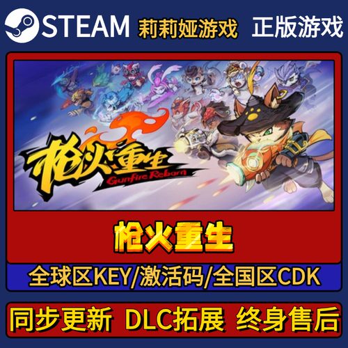 枪火重生 Steam正版游戏激活码CDKEY入库 Pc简中全DLC激活