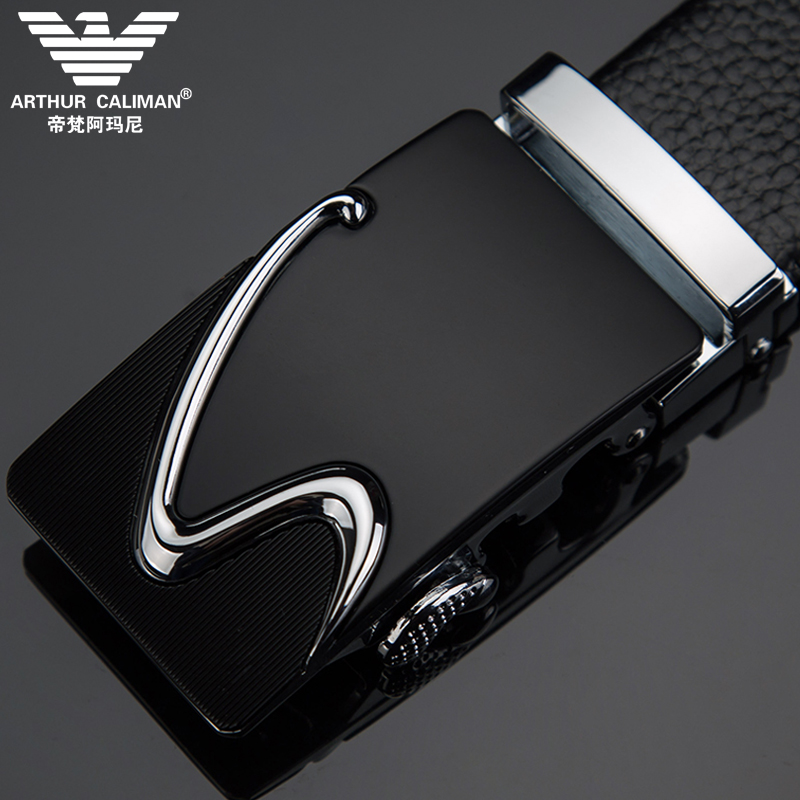 正品阿玛妮男士皮带真皮时尚腰带