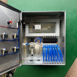 定制不锈钢气控箱电磁阀组箱盒气动箱气源分配流体阀门气锤控制箱