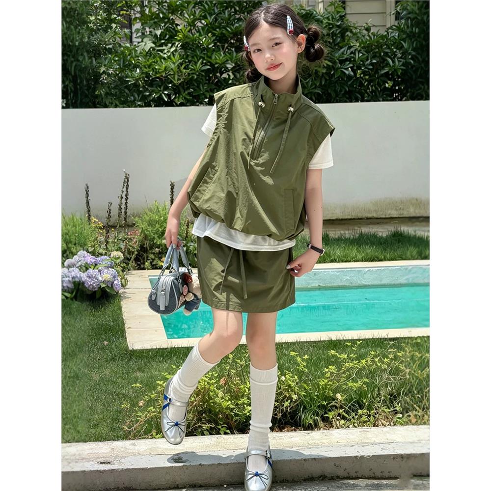 夏季新款高腰潮童净版百