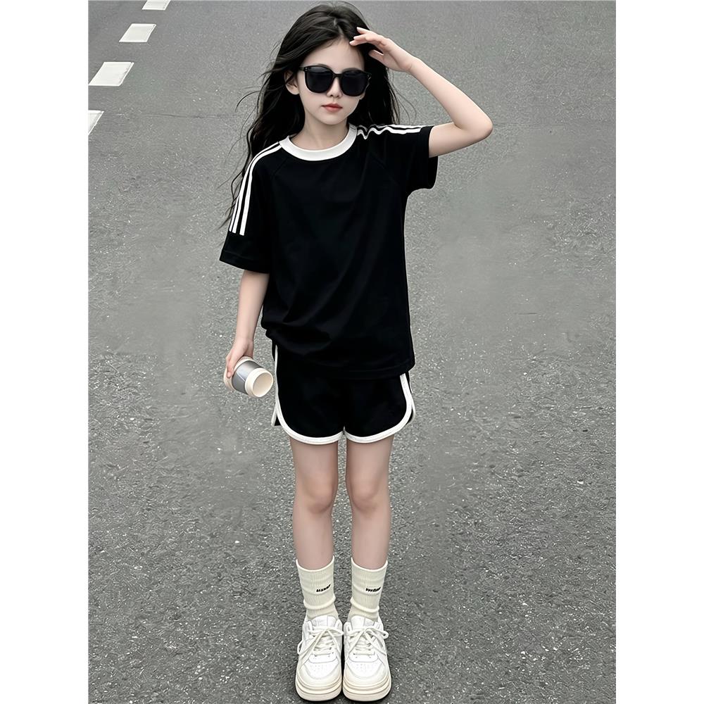 女童短袖休闲套装夏款202