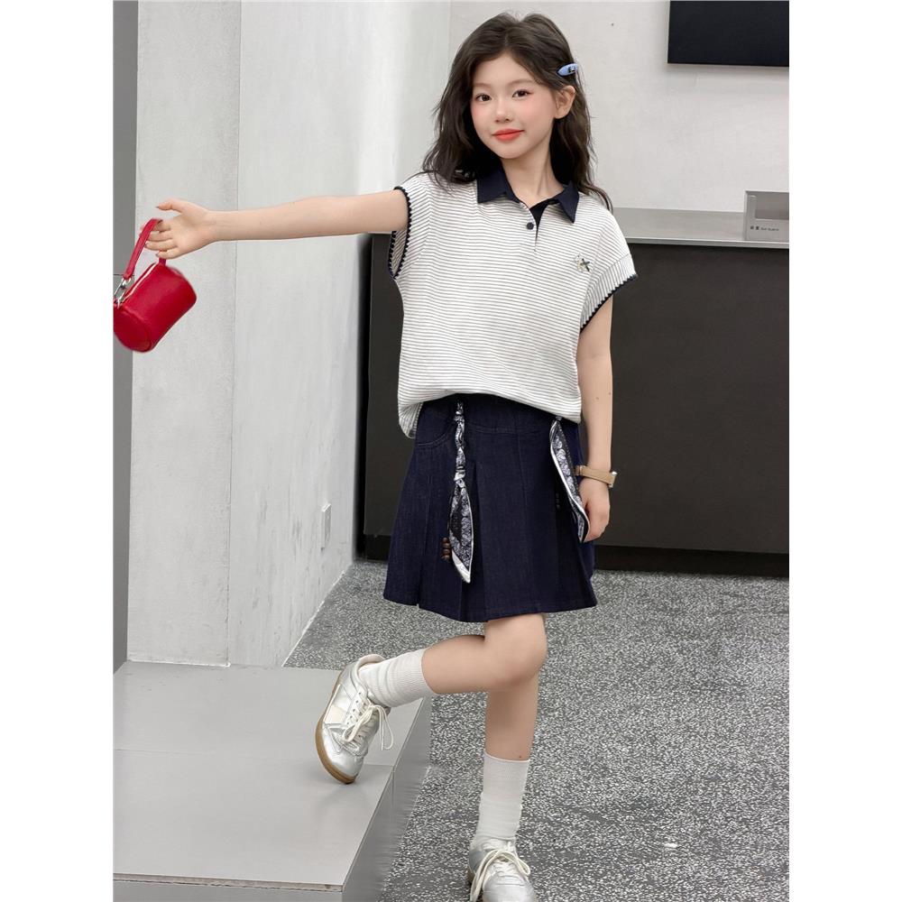 女童夏套装2026新款潮时